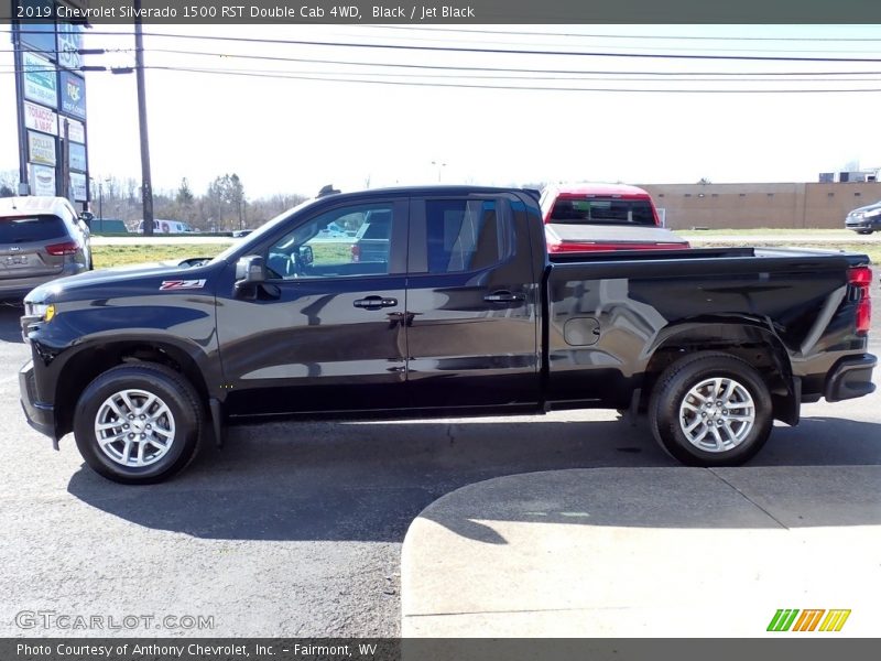 Black / Jet Black 2019 Chevrolet Silverado 1500 RST Double Cab 4WD