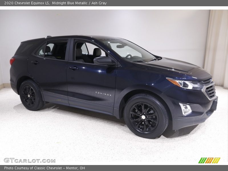 Midnight Blue Metallic / Ash Gray 2020 Chevrolet Equinox LS