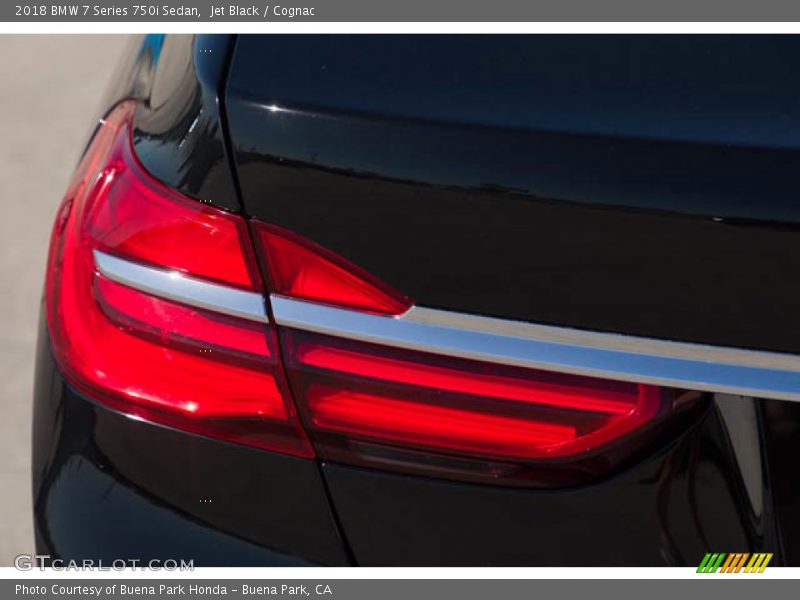 Jet Black / Cognac 2018 BMW 7 Series 750i Sedan