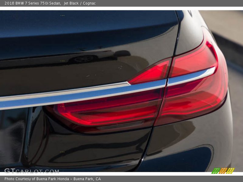 Jet Black / Cognac 2018 BMW 7 Series 750i Sedan