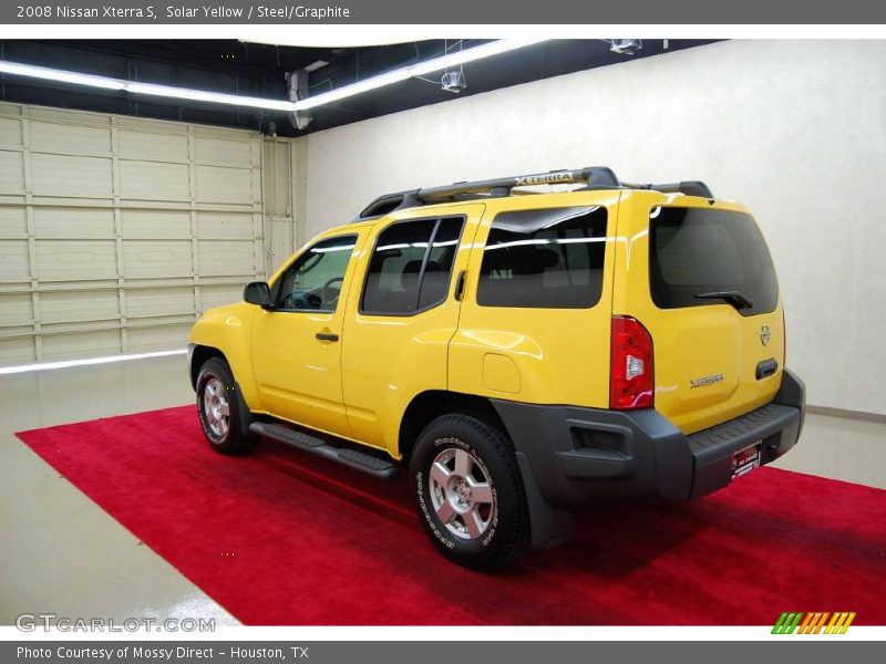Solar Yellow / Steel/Graphite 2008 Nissan Xterra S