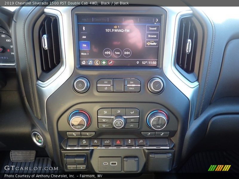 Black / Jet Black 2019 Chevrolet Silverado 1500 RST Double Cab 4WD
