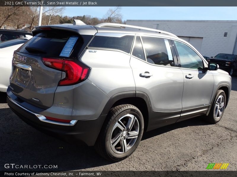 Satin Steel Metallic / Jet Black 2021 GMC Terrain SLT