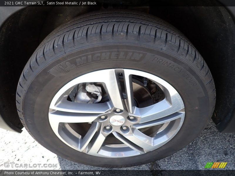 Satin Steel Metallic / Jet Black 2021 GMC Terrain SLT