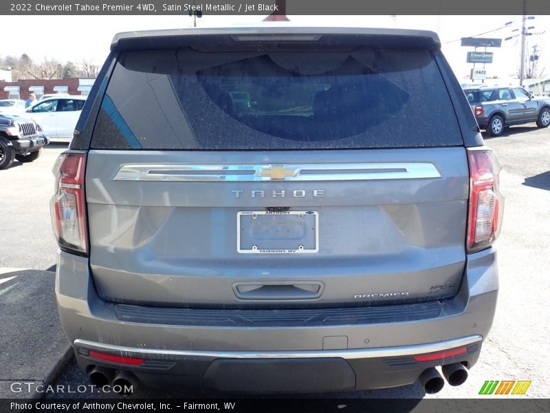Satin Steel Metallic / Jet Black 2022 Chevrolet Tahoe Premier 4WD