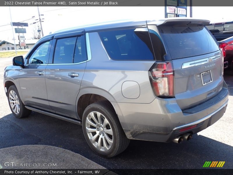 Satin Steel Metallic / Jet Black 2022 Chevrolet Tahoe Premier 4WD