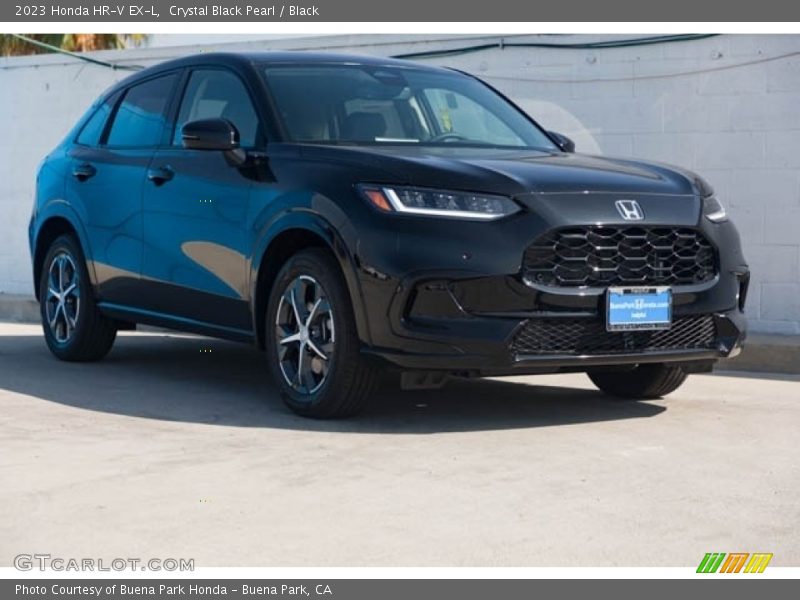 Crystal Black Pearl / Black 2023 Honda HR-V EX-L