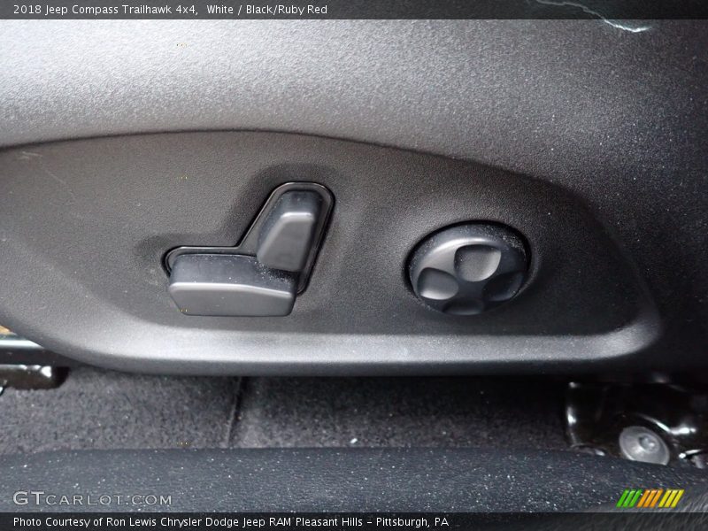 White / Black/Ruby Red 2018 Jeep Compass Trailhawk 4x4