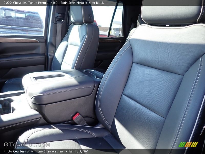 Satin Steel Metallic / Jet Black 2022 Chevrolet Tahoe Premier 4WD