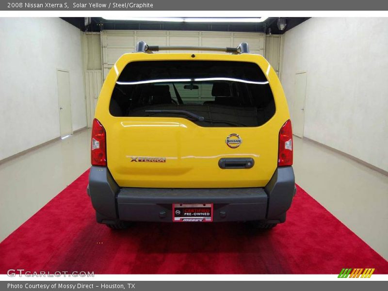 Solar Yellow / Steel/Graphite 2008 Nissan Xterra S