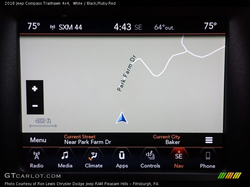 White / Black/Ruby Red 2018 Jeep Compass Trailhawk 4x4