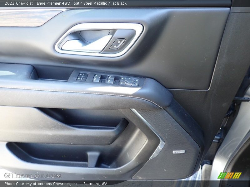Satin Steel Metallic / Jet Black 2022 Chevrolet Tahoe Premier 4WD