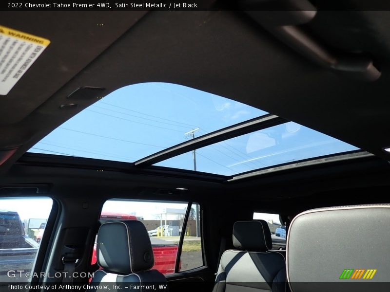 Satin Steel Metallic / Jet Black 2022 Chevrolet Tahoe Premier 4WD