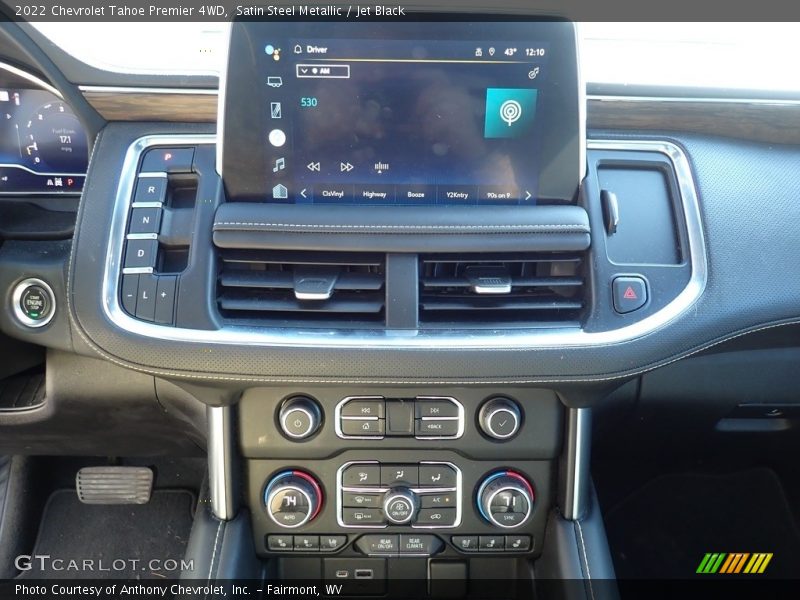 Satin Steel Metallic / Jet Black 2022 Chevrolet Tahoe Premier 4WD