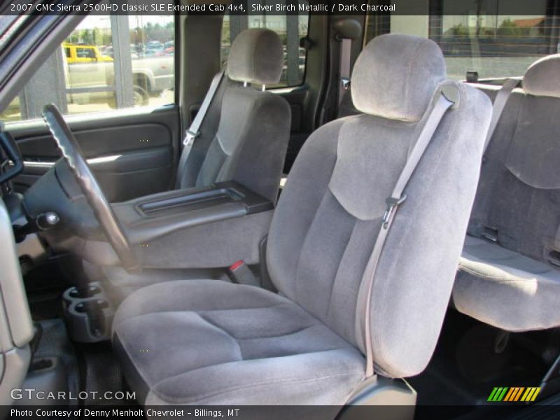 Silver Birch Metallic / Dark Charcoal 2007 GMC Sierra 2500HD Classic SLE Extended Cab 4x4