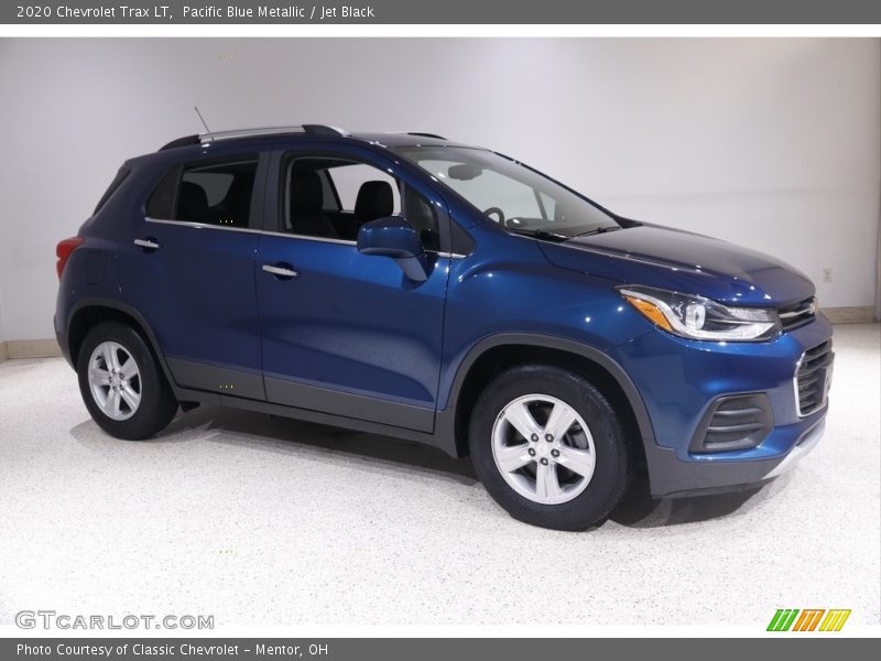 Pacific Blue Metallic / Jet Black 2020 Chevrolet Trax LT