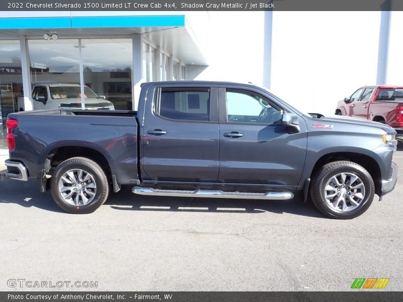 Shadow Gray Metallic / Jet Black 2022 Chevrolet Silverado 1500 Limited LT Crew Cab 4x4
