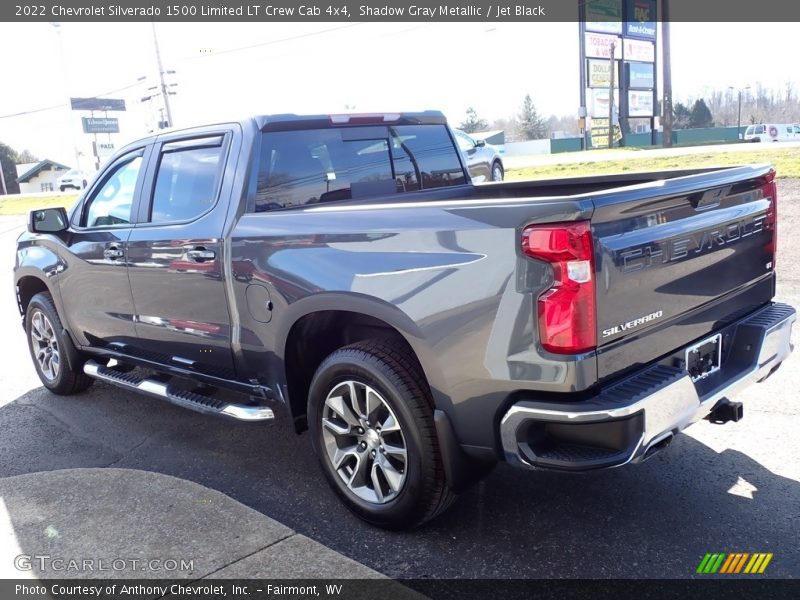 Shadow Gray Metallic / Jet Black 2022 Chevrolet Silverado 1500 Limited LT Crew Cab 4x4