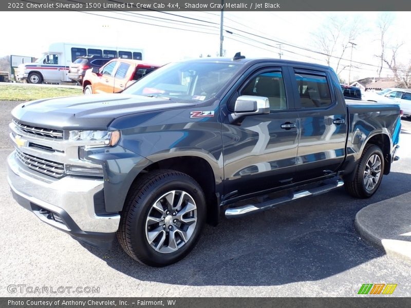 Shadow Gray Metallic / Jet Black 2022 Chevrolet Silverado 1500 Limited LT Crew Cab 4x4