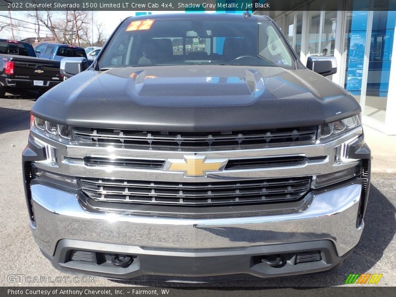 Shadow Gray Metallic / Jet Black 2022 Chevrolet Silverado 1500 Limited LT Crew Cab 4x4