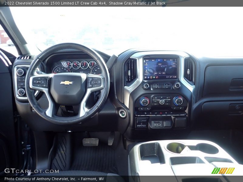 Shadow Gray Metallic / Jet Black 2022 Chevrolet Silverado 1500 Limited LT Crew Cab 4x4
