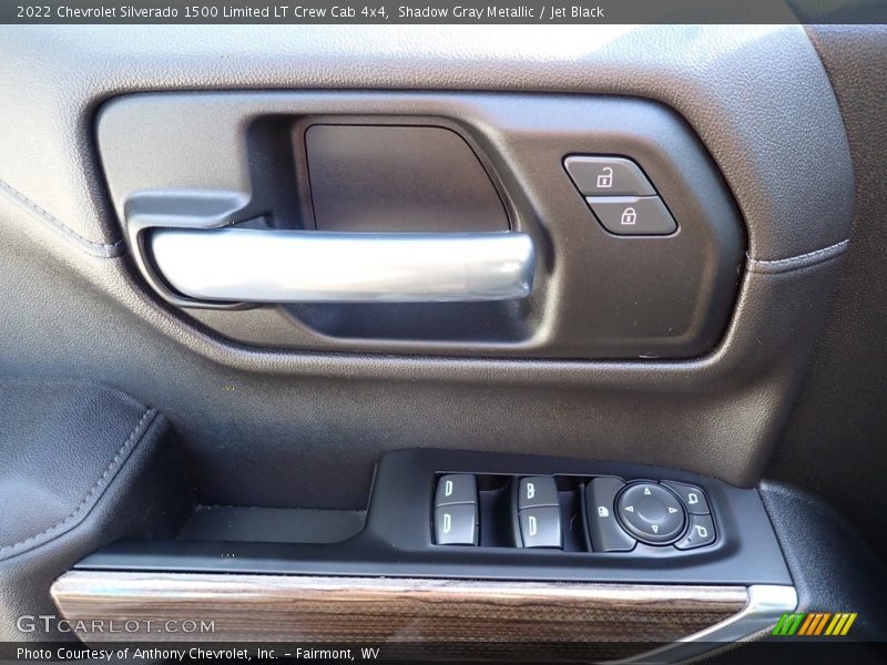 Shadow Gray Metallic / Jet Black 2022 Chevrolet Silverado 1500 Limited LT Crew Cab 4x4