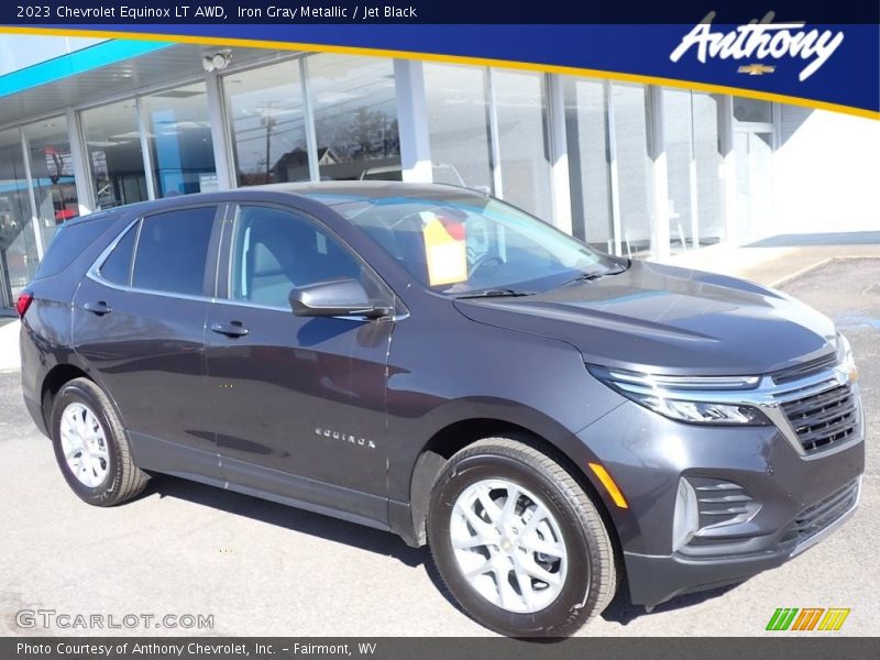 Iron Gray Metallic / Jet Black 2023 Chevrolet Equinox LT AWD