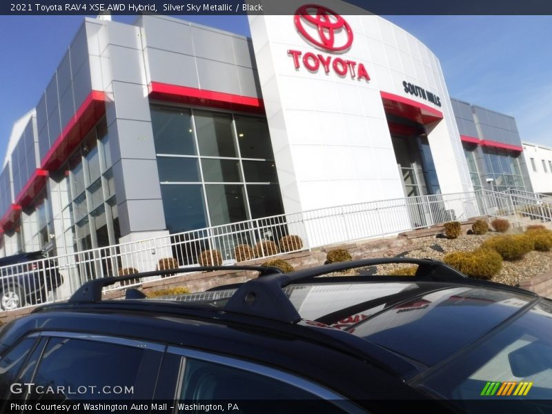 Silver Sky Metallic / Black 2021 Toyota RAV4 XSE AWD Hybrid