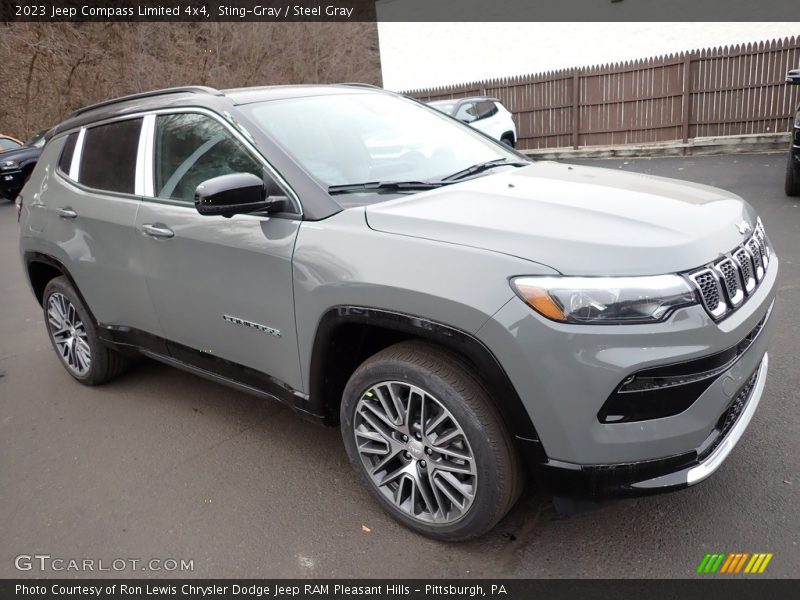 Front 3/4 View of 2023 Compass Limited 4x4