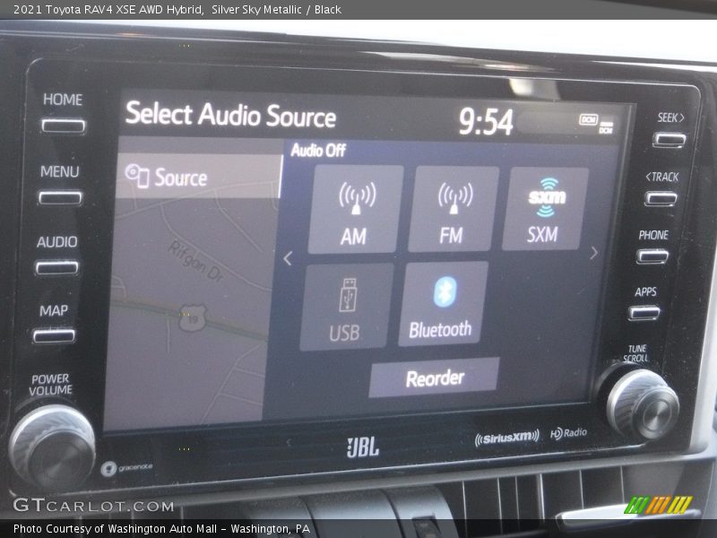 Silver Sky Metallic / Black 2021 Toyota RAV4 XSE AWD Hybrid