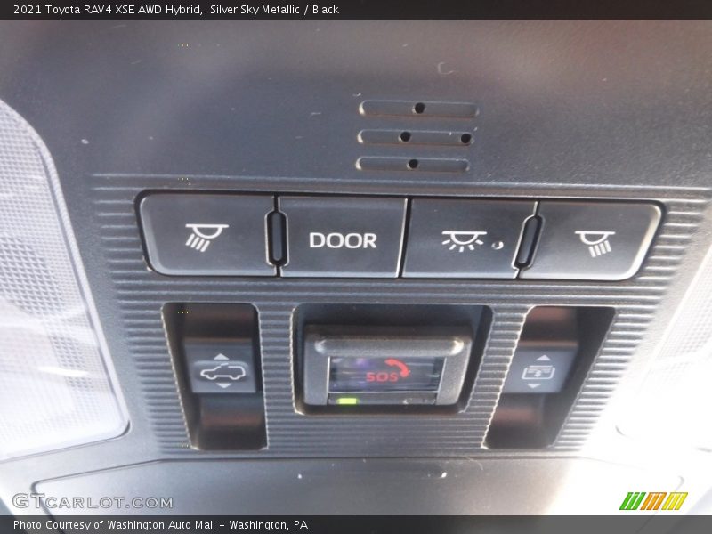 Silver Sky Metallic / Black 2021 Toyota RAV4 XSE AWD Hybrid