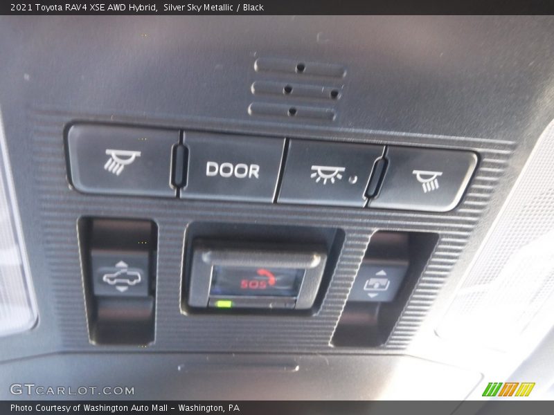 Silver Sky Metallic / Black 2021 Toyota RAV4 XSE AWD Hybrid