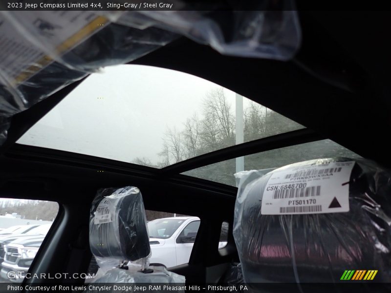 Sunroof of 2023 Compass Limited 4x4