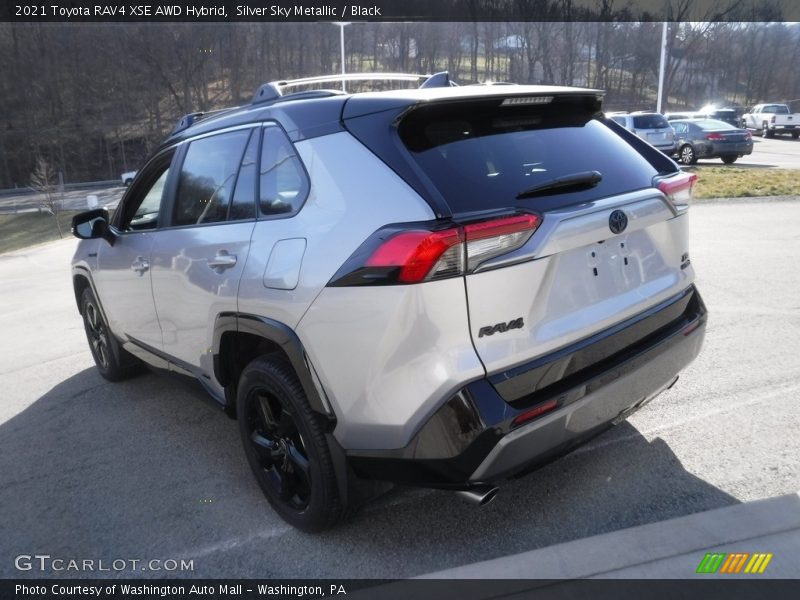 Silver Sky Metallic / Black 2021 Toyota RAV4 XSE AWD Hybrid