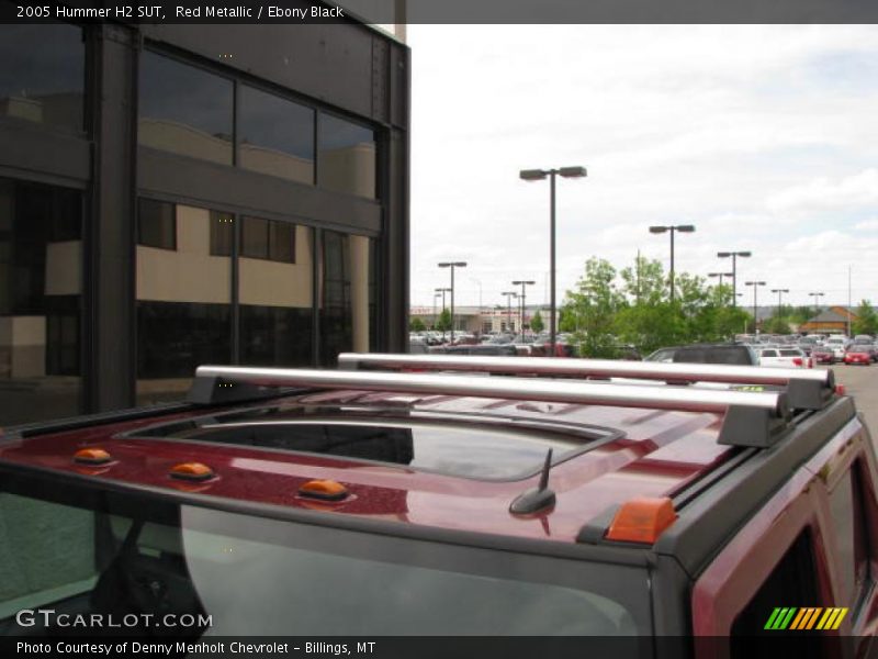 Red Metallic / Ebony Black 2005 Hummer H2 SUT