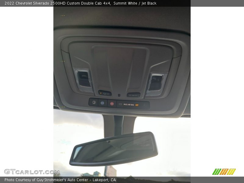Summit White / Jet Black 2022 Chevrolet Silverado 2500HD Custom Double Cab 4x4