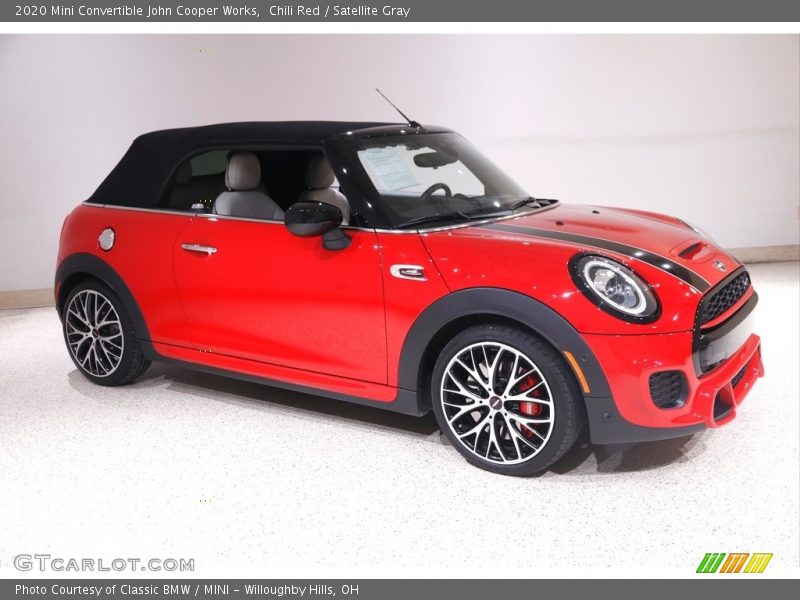 Chili Red / Satellite Gray 2020 Mini Convertible John Cooper Works