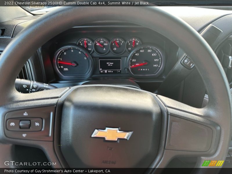 Summit White / Jet Black 2022 Chevrolet Silverado 2500HD Custom Double Cab 4x4