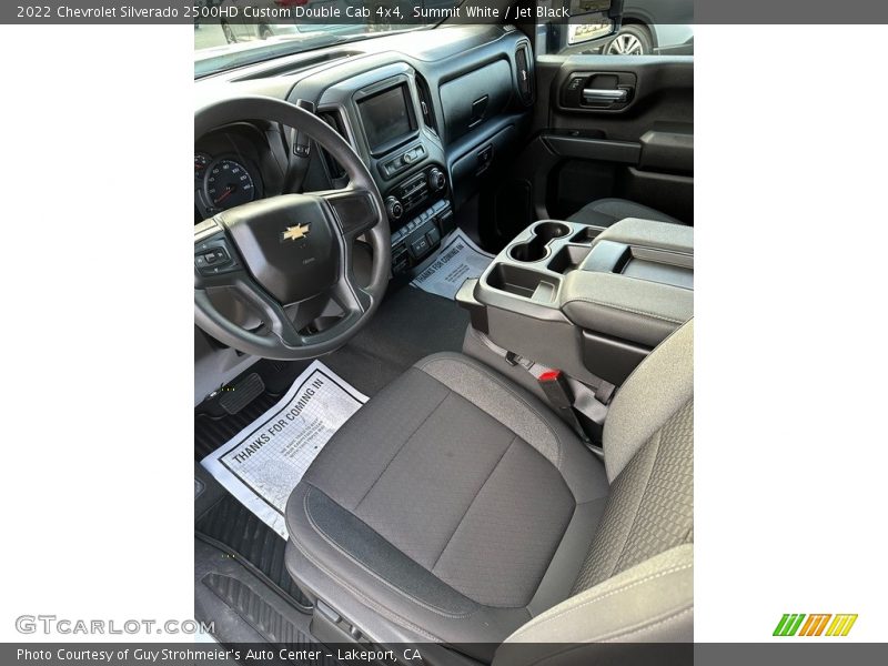Summit White / Jet Black 2022 Chevrolet Silverado 2500HD Custom Double Cab 4x4