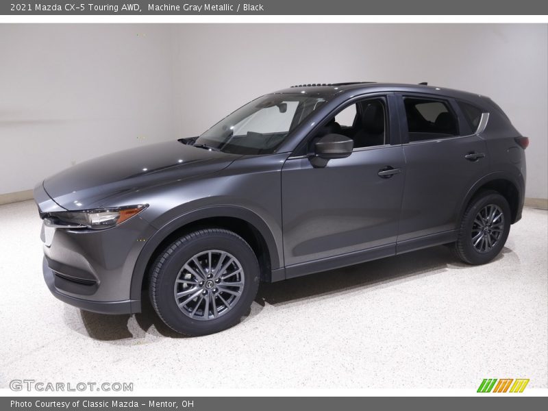 Machine Gray Metallic / Black 2021 Mazda CX-5 Touring AWD