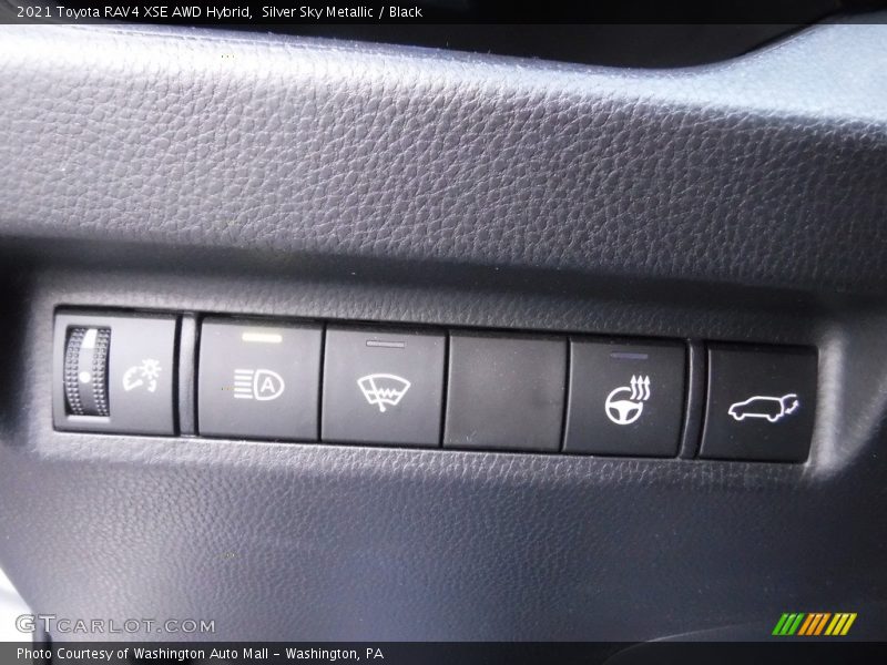 Silver Sky Metallic / Black 2021 Toyota RAV4 XSE AWD Hybrid