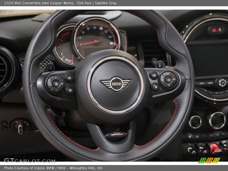 Chili Red / Satellite Gray 2020 Mini Convertible John Cooper Works