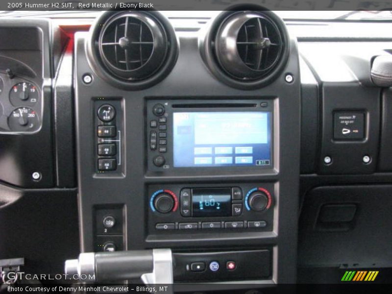 Red Metallic / Ebony Black 2005 Hummer H2 SUT