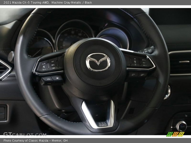 Machine Gray Metallic / Black 2021 Mazda CX-5 Touring AWD