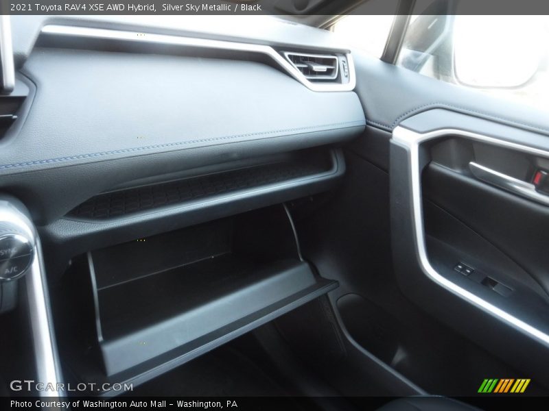 Silver Sky Metallic / Black 2021 Toyota RAV4 XSE AWD Hybrid