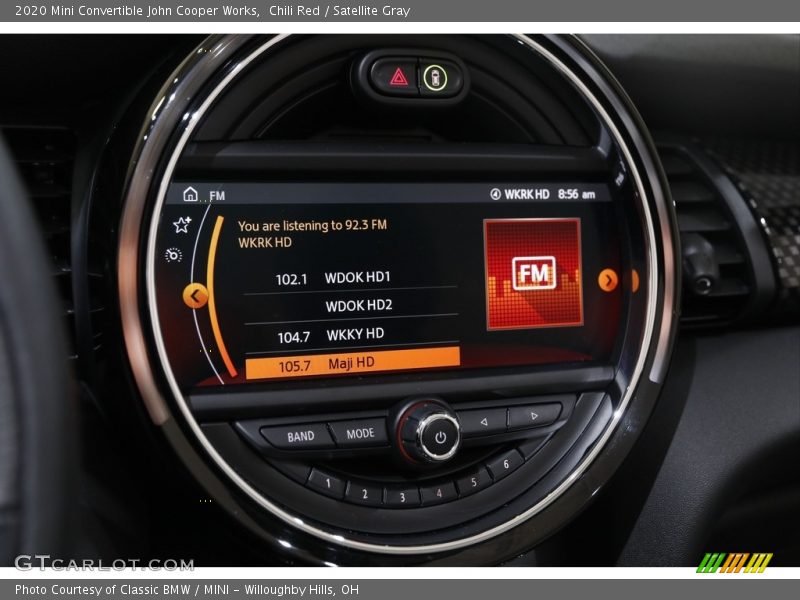 Chili Red / Satellite Gray 2020 Mini Convertible John Cooper Works