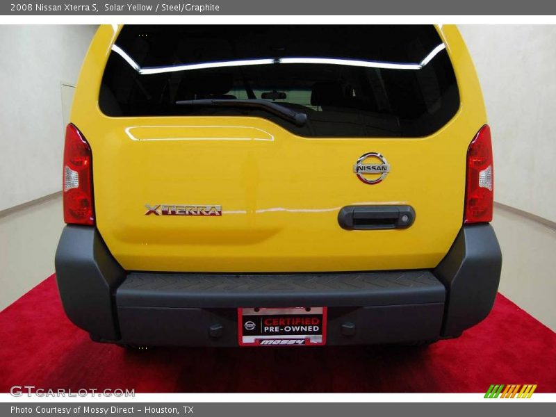 Solar Yellow / Steel/Graphite 2008 Nissan Xterra S
