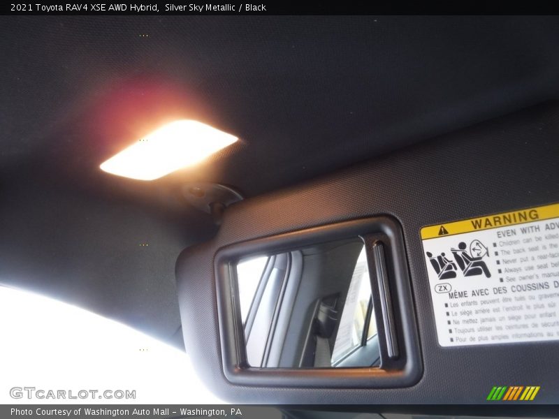 Silver Sky Metallic / Black 2021 Toyota RAV4 XSE AWD Hybrid