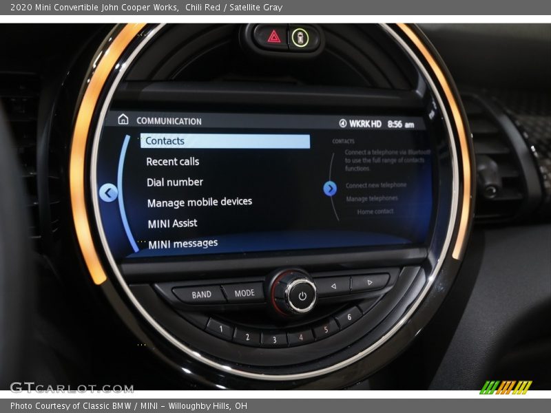 Chili Red / Satellite Gray 2020 Mini Convertible John Cooper Works