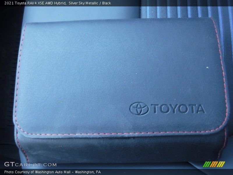 Silver Sky Metallic / Black 2021 Toyota RAV4 XSE AWD Hybrid